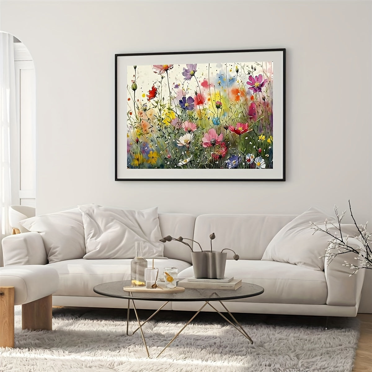 Paint by Numbers Flowers - For Beginners - Wall Decor Unframed