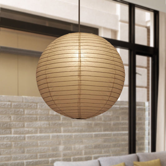 Paper Lantern Pendant Light - Traditional Japanese Style Hanging Lamp - Image 1