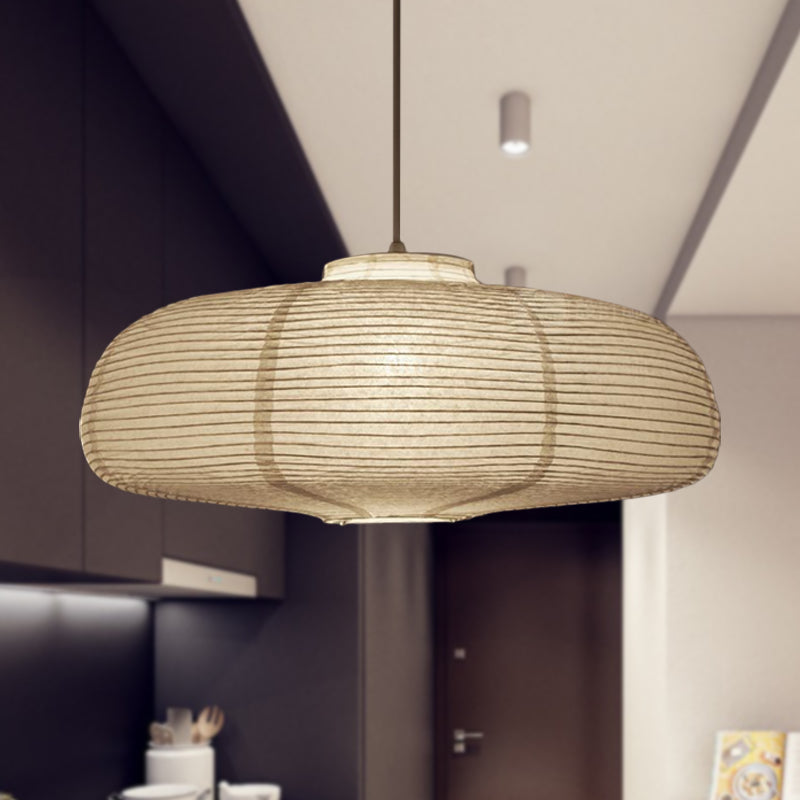 Paper Lantern Pendant Light - Traditional Japanese Style Hanging Lamp - Image 2