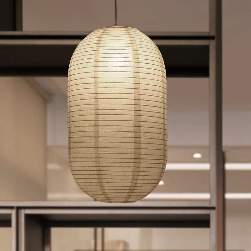 Paper Lantern Pendant Light - Traditional Japanese Style Hanging Lamp - Image 4