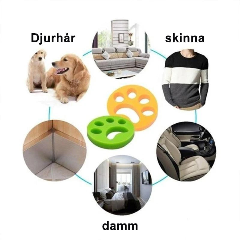 Paw-Shaped Washing Machine Hair Remover