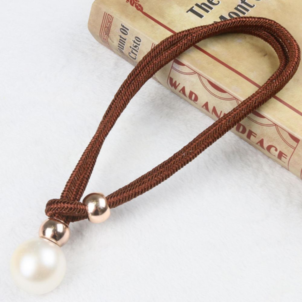 Pearl Curtain Tie Backs - Rope Binding - Set of 2 - Elegant Home Decor - Image 14
