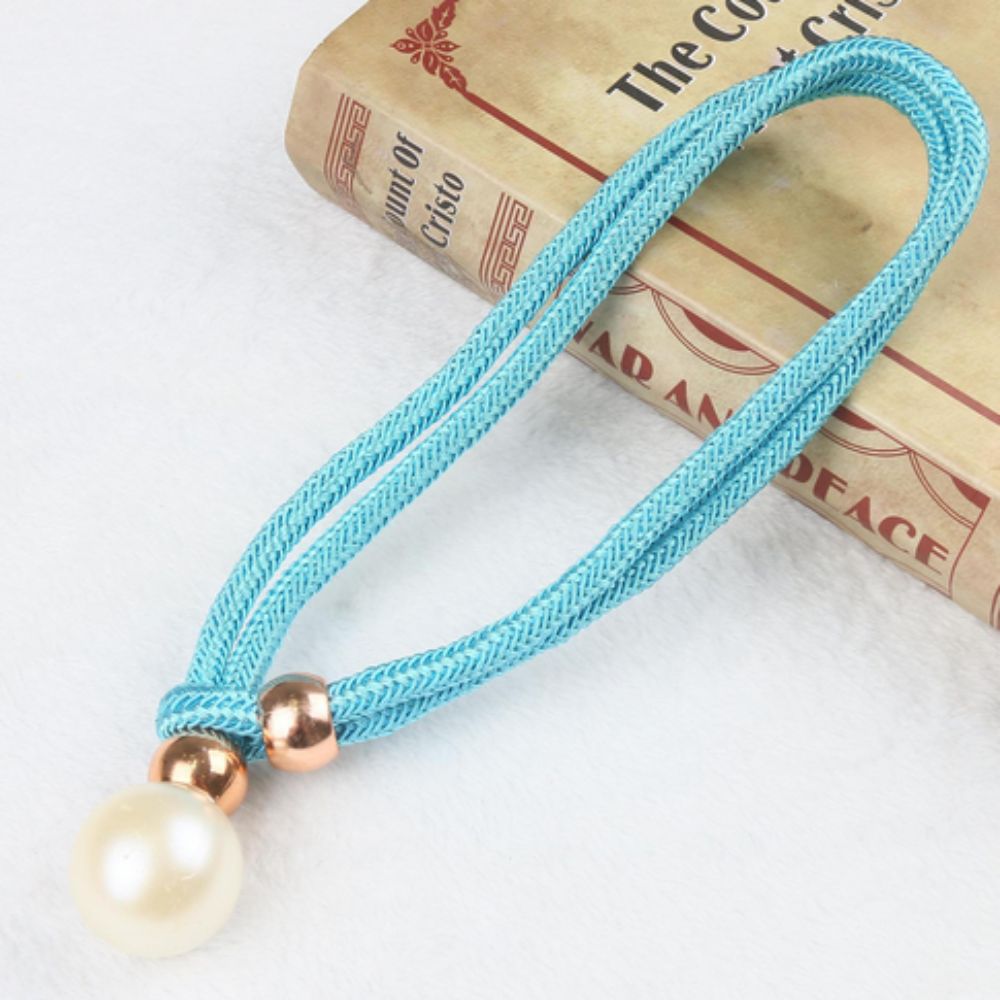 Pearl Curtain Tie Backs - Rope Binding - Set of 2 - Elegant Home Decor - Image 7