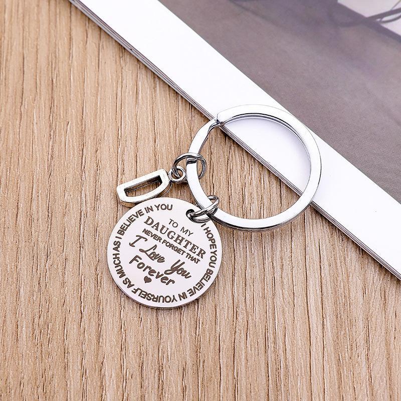 Personalized Initial Keychain for Son or Daughter