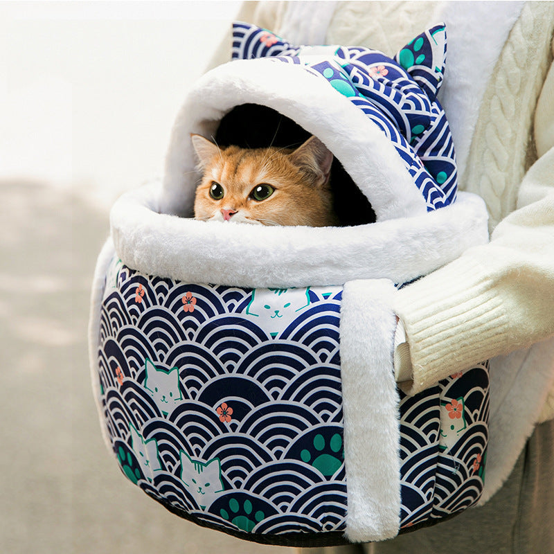 Pet Carrier Backpack with Animal Motif