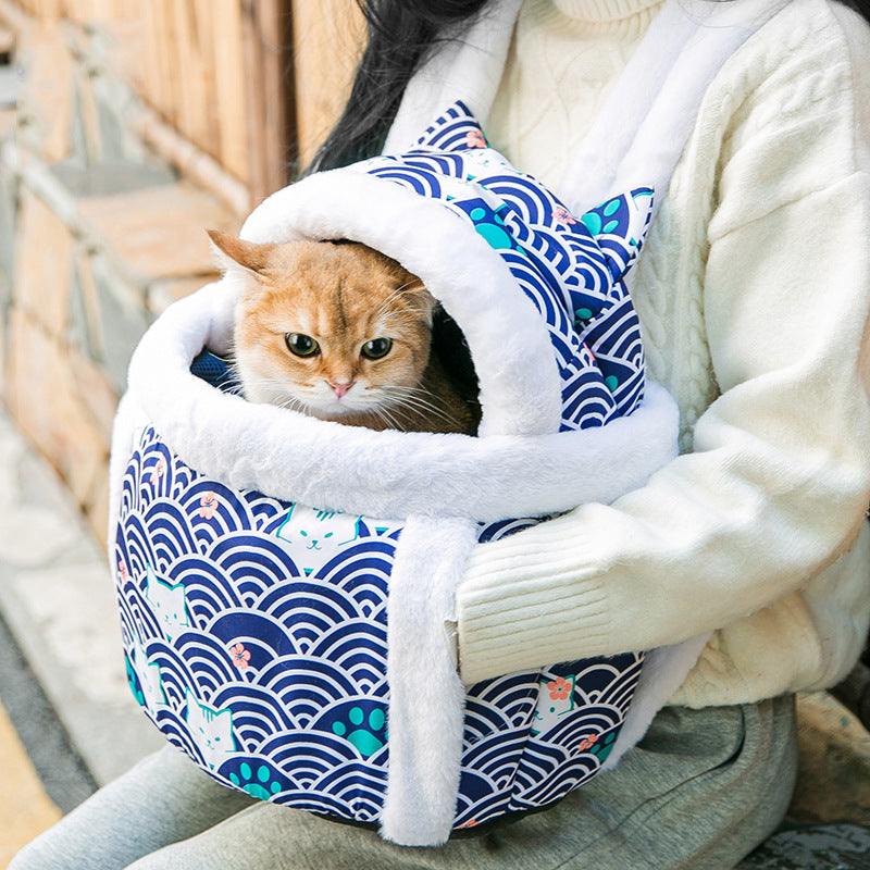 Pet Carrier Backpack with Animal Motif