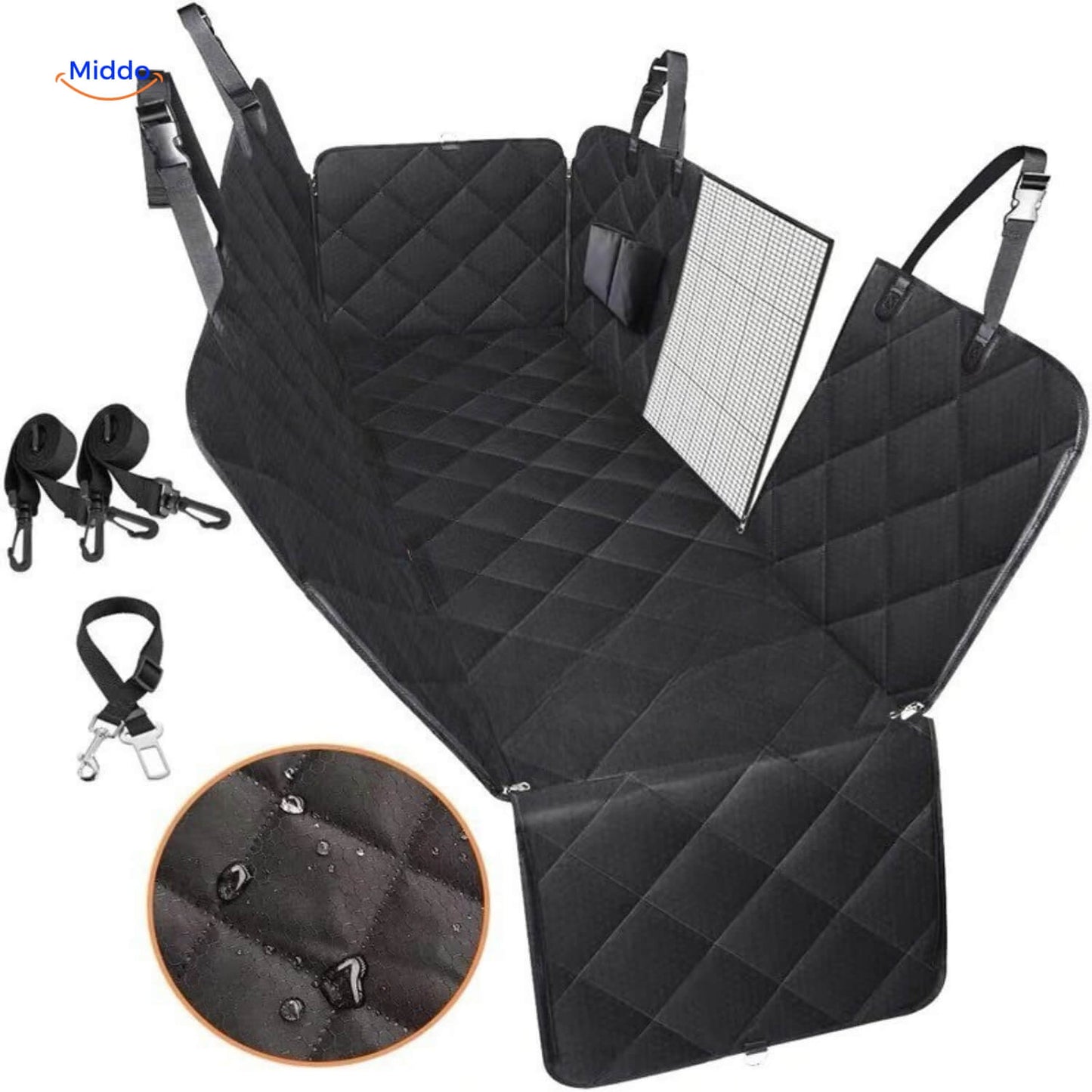 Pet Protection Car Seat Cover | Includes Seat Belt