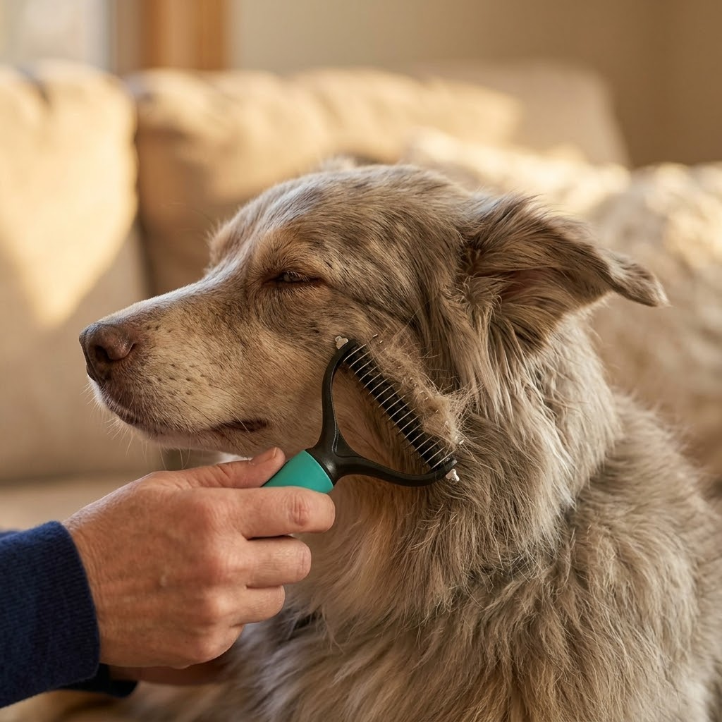 PetGroom – Double-Sided Dematting Brush