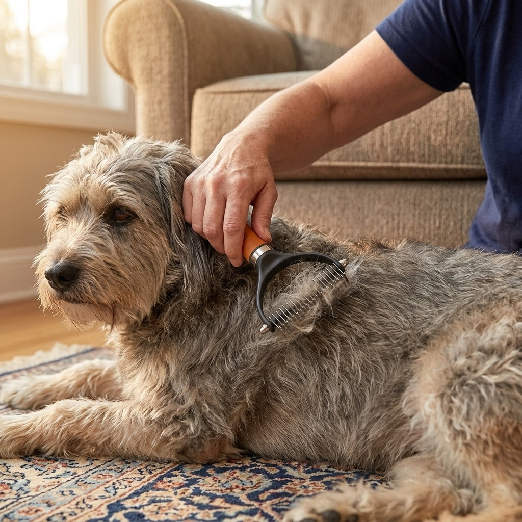 PetGroom – Double-Sided Dematting Brush
