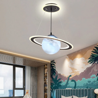 Planet Style Pendant Light - Acrylic and Iron - Stylish Ceiling Lamp