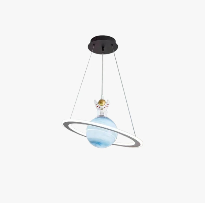 Planet Style Pendant Light - Acrylic and Iron - Stylish Ceiling Lamp - Image 2