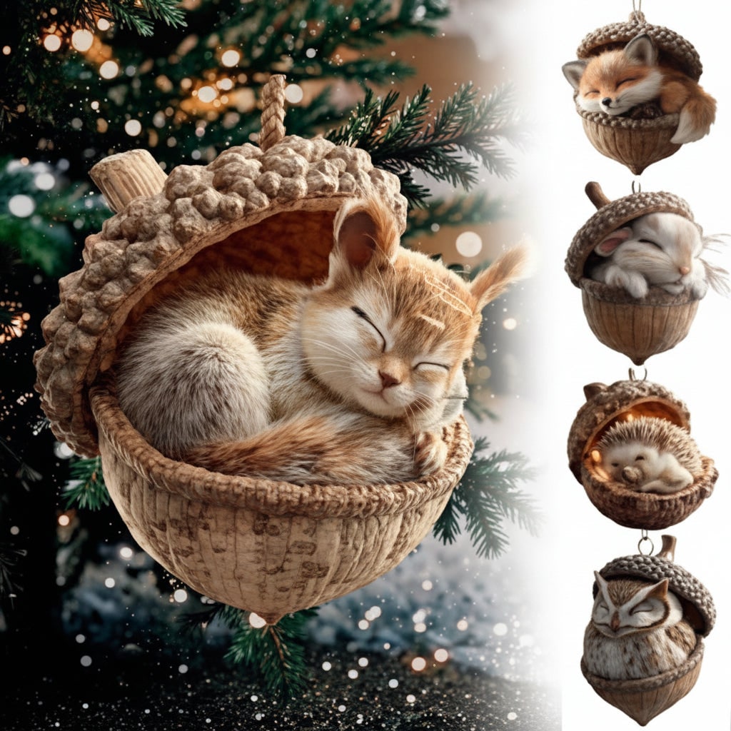 Plush Christmas Ornament Holiday Tree Decoration