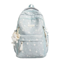 Polka Dot Multi-Pocket Backpack