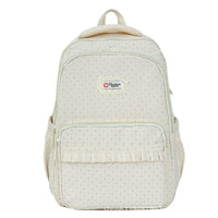 Polka Dot Ruffled Backpack