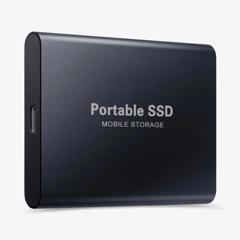 Portable Aluminium External SSD, 1TB-30TB, Shockproof and Water-Resistant