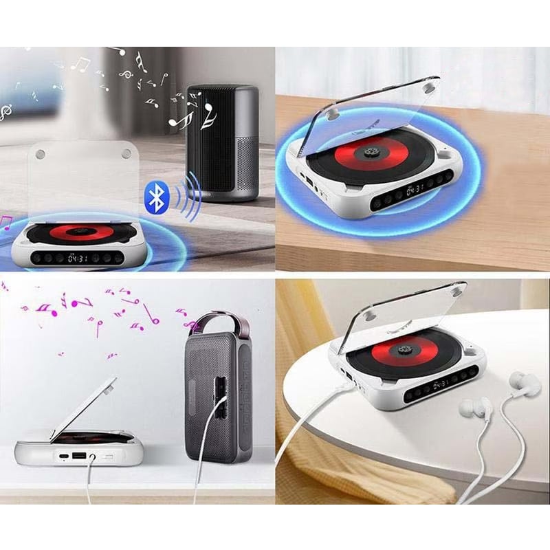 Portable CD Player - Bluetooth | Hi-Fi Sound | Multiple Colors