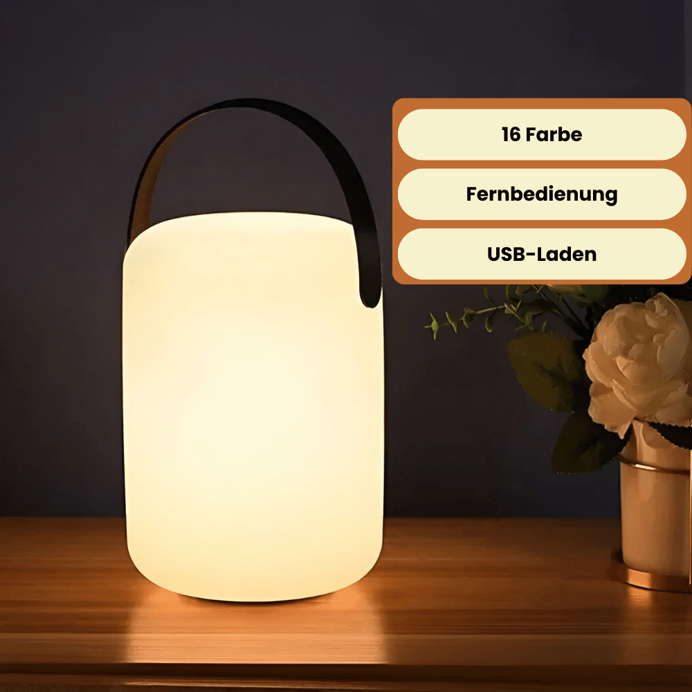 Portable LED Table Lamp - Cordless - Waterproof - Modern Style - with Remote - Image 9