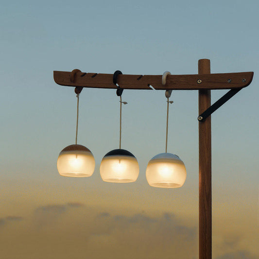 Portable LED Tent Light - Rechargeable USB - Hanging Lamp - Modern Style - Image 1