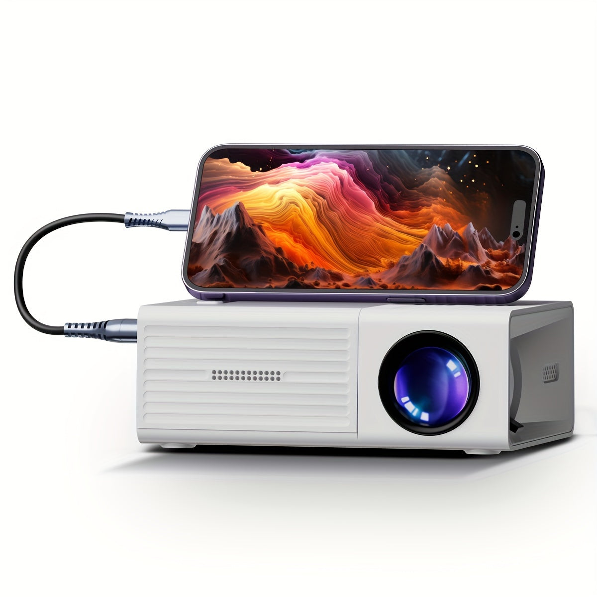 Portable Mini Projector 3000 Lumens - Compact and Powerful
