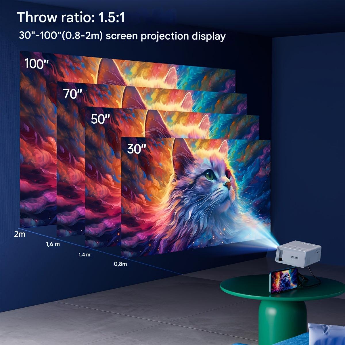 Portable Mini Projector 3000 Lumens - Compact and Powerful