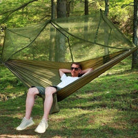 Portable Outdoor Camping Hammock with Mosquito Net