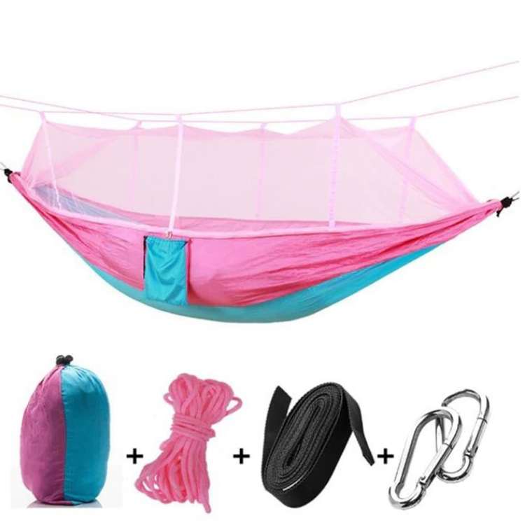 Portable Outdoor Camping Hammock with Mosquito Net