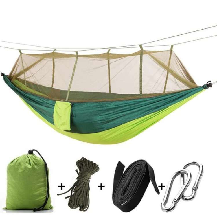 Portable Outdoor Camping Hammock with Mosquito Net