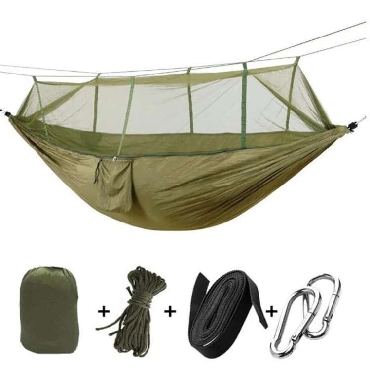 Portable Outdoor Camping Hammock with Mosquito Net