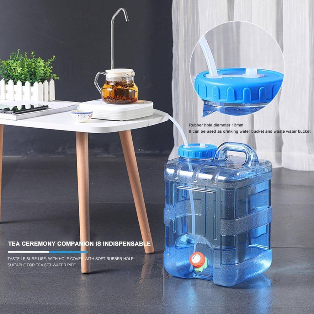 Portable Outdoor Water Storage Barrel with Spigot