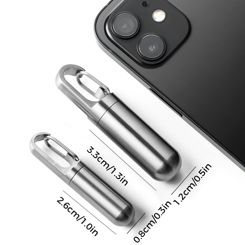 Portable Stainless Steel Medicine Box