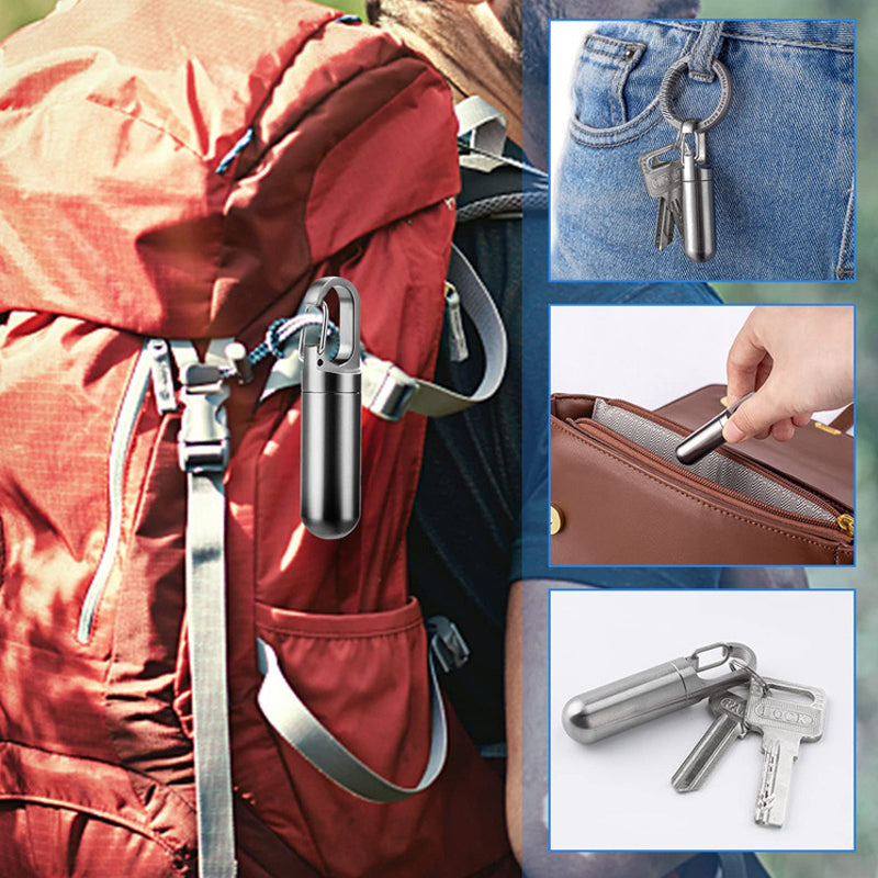 Portable Stainless Steel Medicine Box