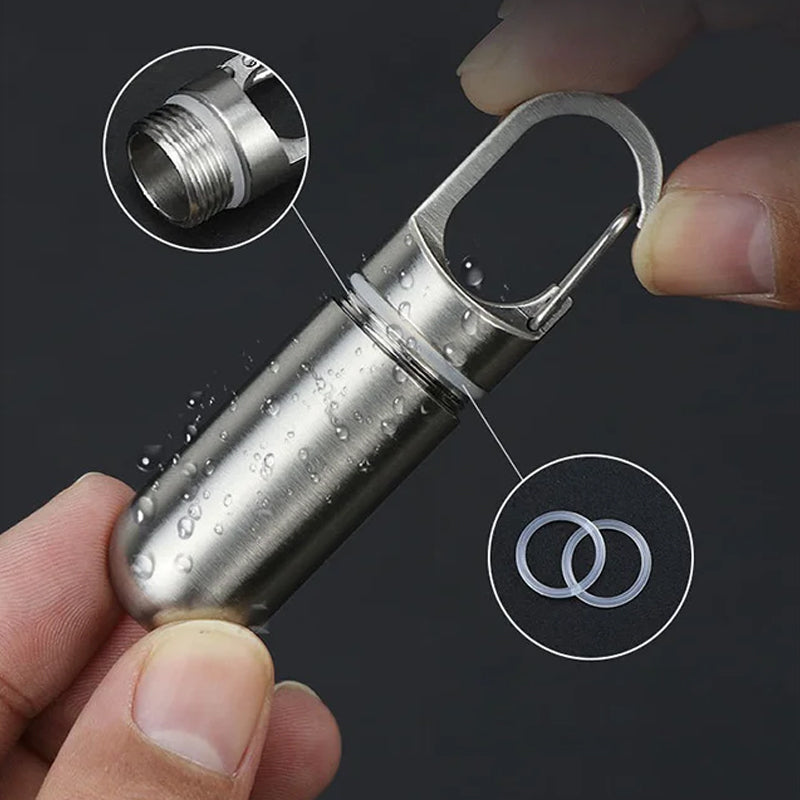 Portable Stainless Steel Medicine Box