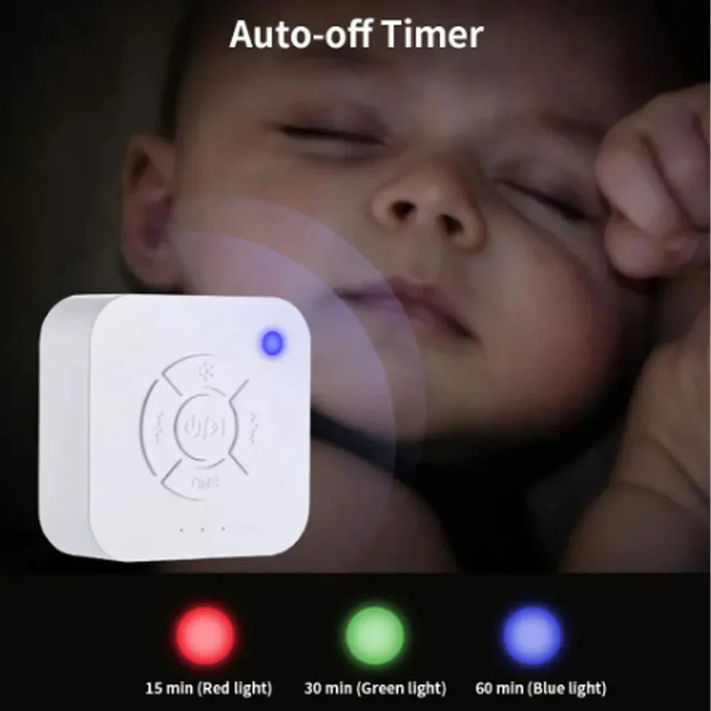 Portable White Noise Sound Machine for Sleep & Relaxation