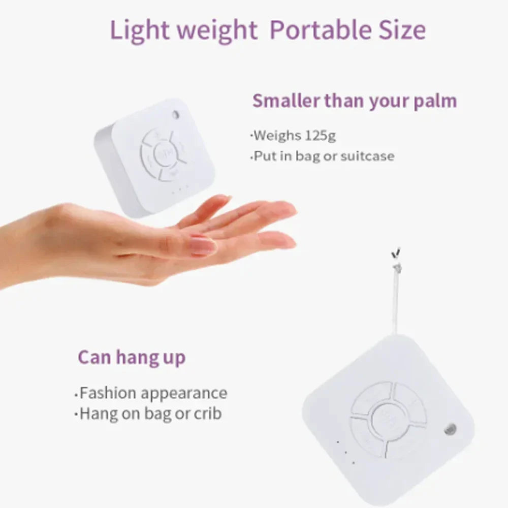 Portable White Noise Sound Machine for Sleep & Relaxation