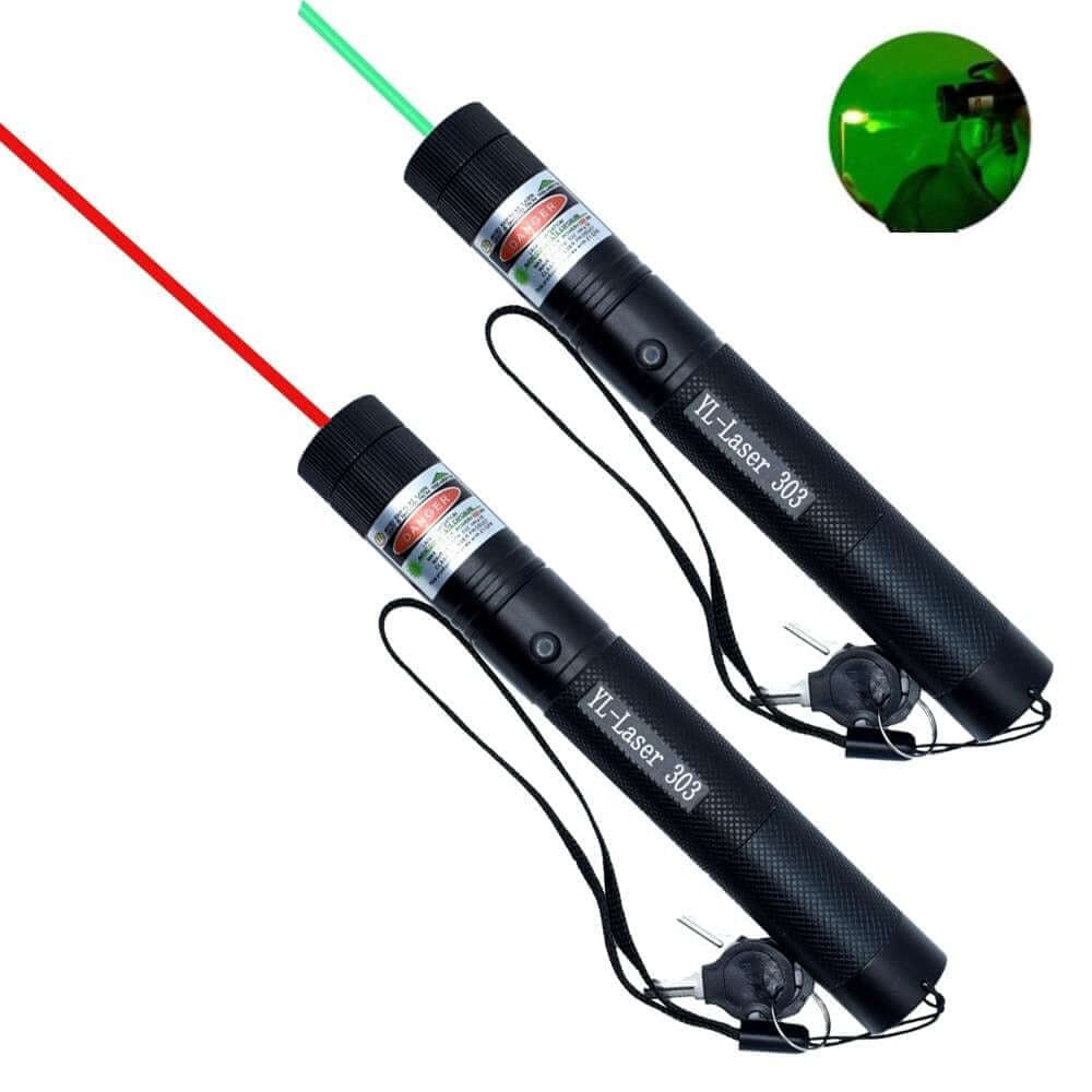 Powerful Laser Pointer: Green/Red