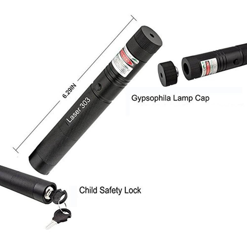 Powerful Laser Pointer: Green/Red