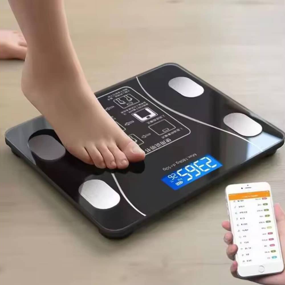 Pro Bathroom Scale (180 kg) - BMI Function & Bluetooth