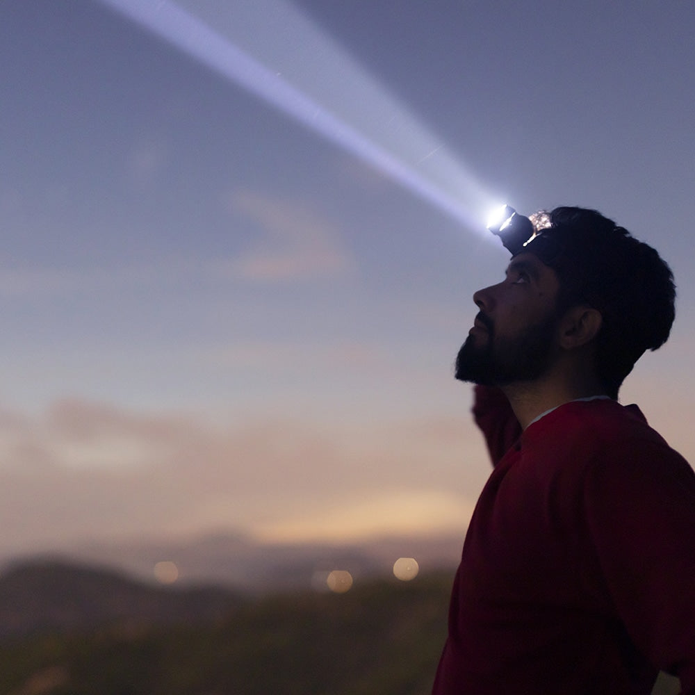 Professional LED Headlamp (5000 Lumens) - Multifunctional and USB Rechargeable