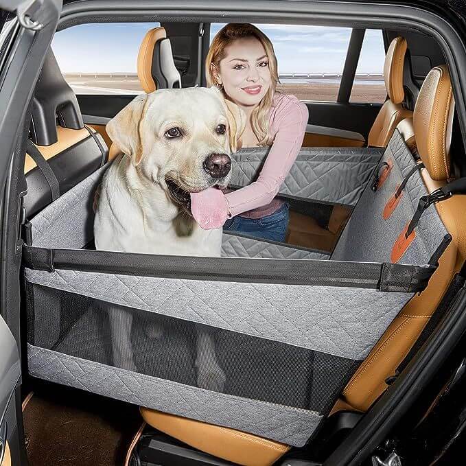 PupProtector Dog Car Safety Mat Back Seat Protector