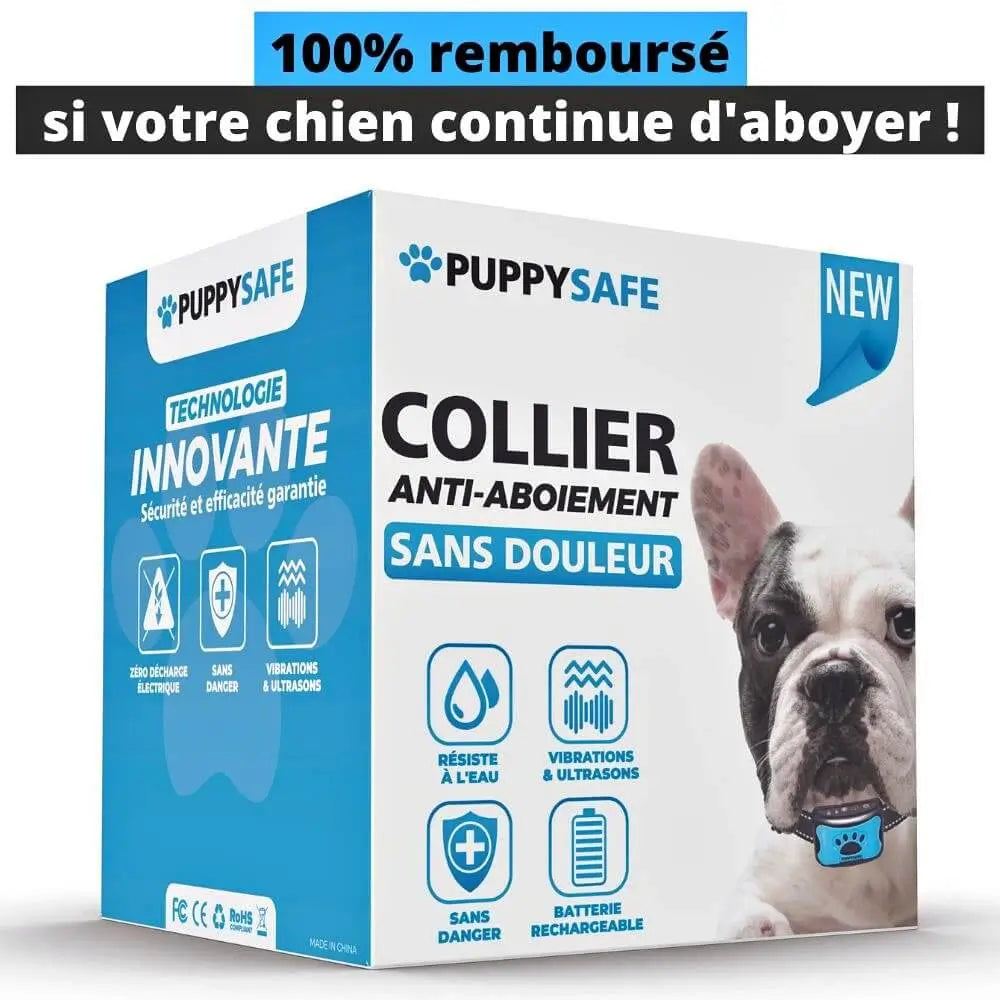 PuppySafe Anti-Bark Collar - Trains Your Dog - Pain-Free