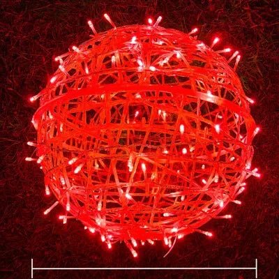 Rattan Ball Outdoor String Lights - Garden Lighting - Decorative Spheres - Image 10