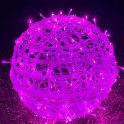 Rattan Ball Outdoor String Lights - Garden Lighting - Decorative Spheres - Image 7
