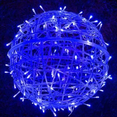 Rattan Ball Outdoor String Lights - Garden Lighting - Decorative Spheres - Image 9