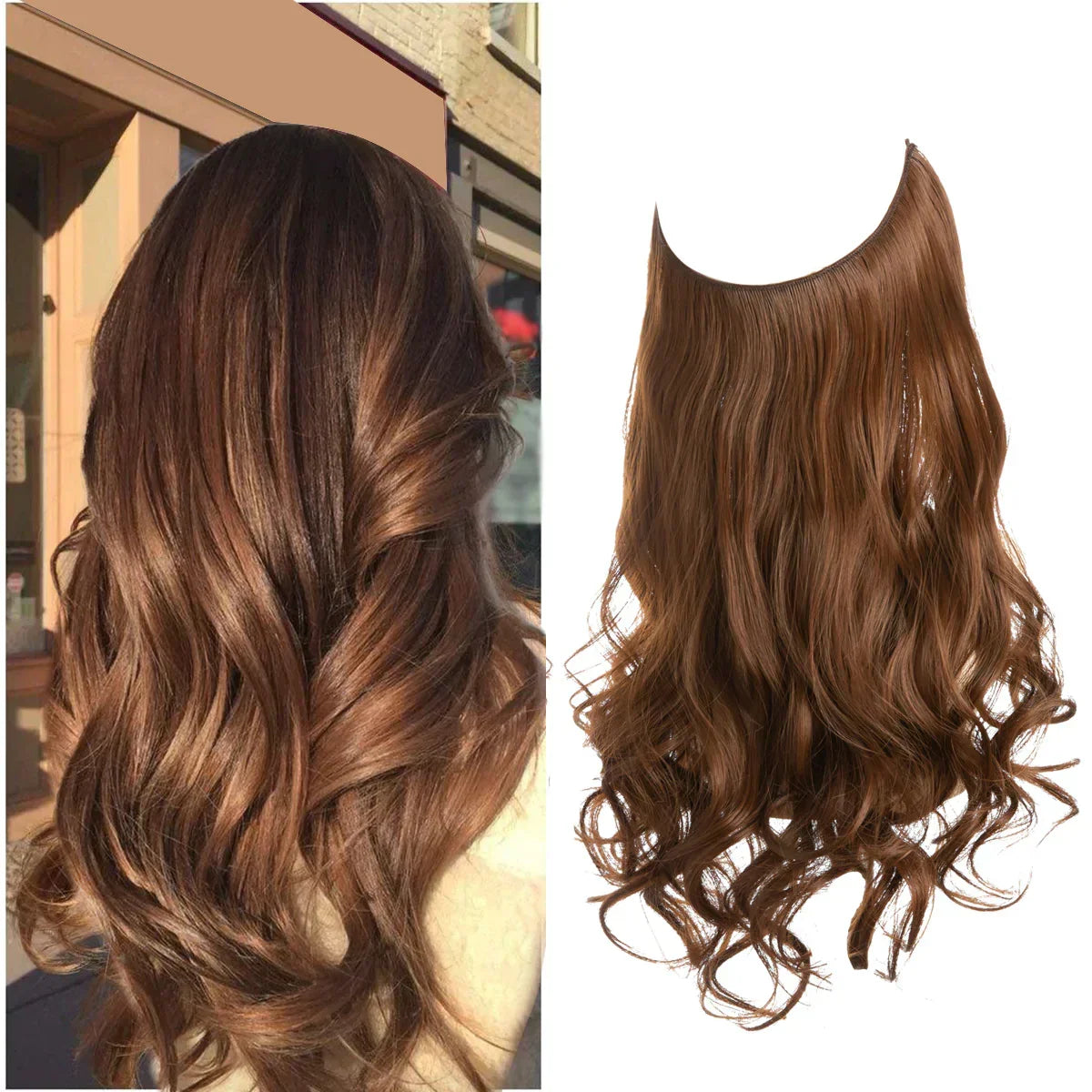 Real Human Hair Extensions - Brown & Blonde Hair Extensions