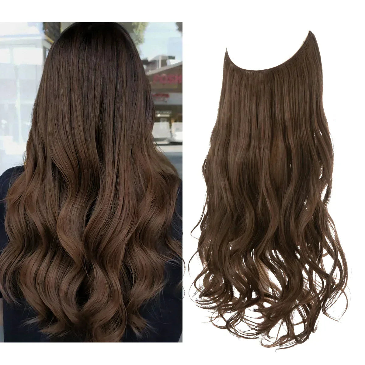 Real Human Hair Extensions - Brown & Blonde Hair Extensions