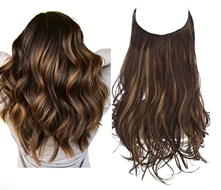 Real Human Hair Extensions - Brown & Blonde Hair Extensions