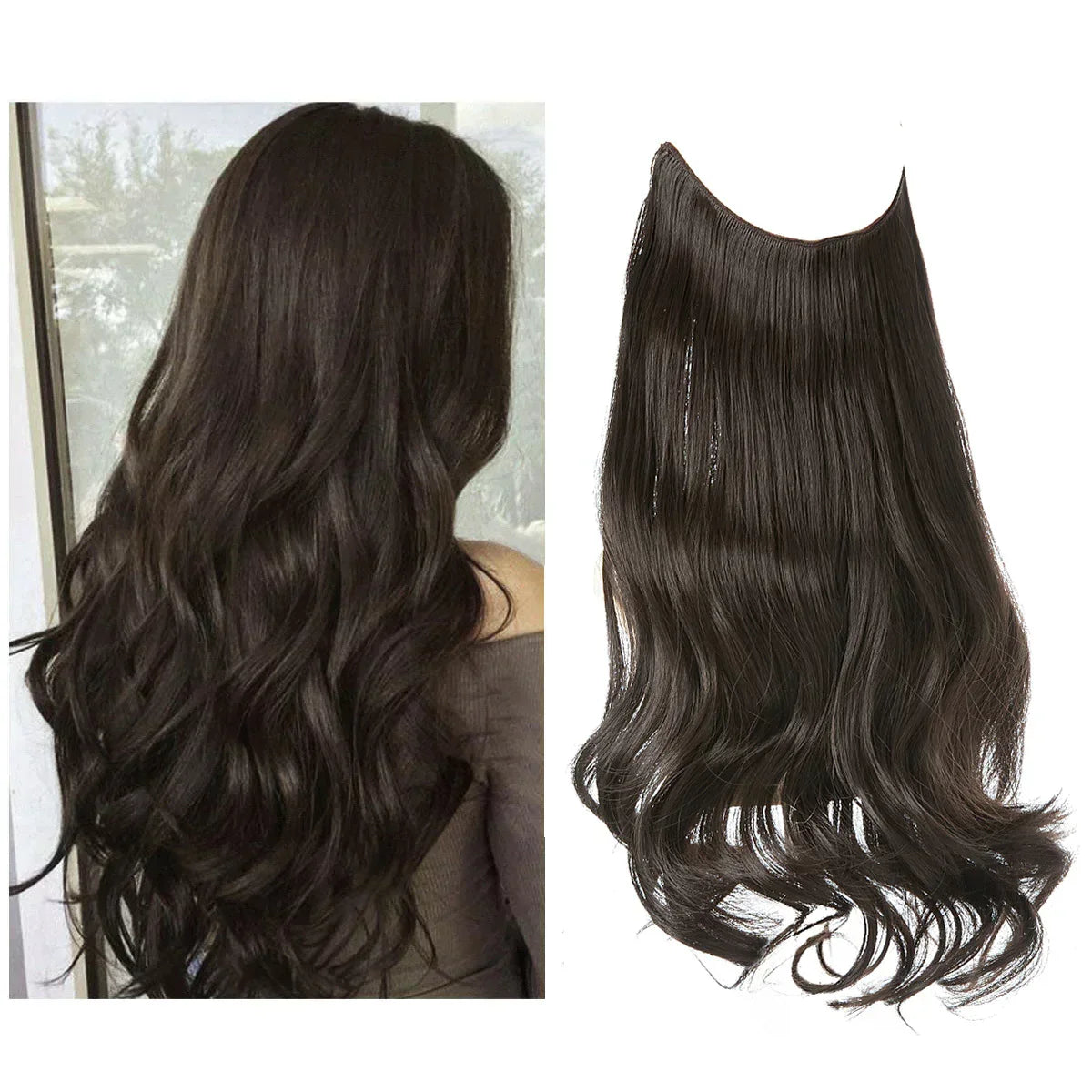 Real Human Hair Extensions - Brown & Blonde Hair Extensions