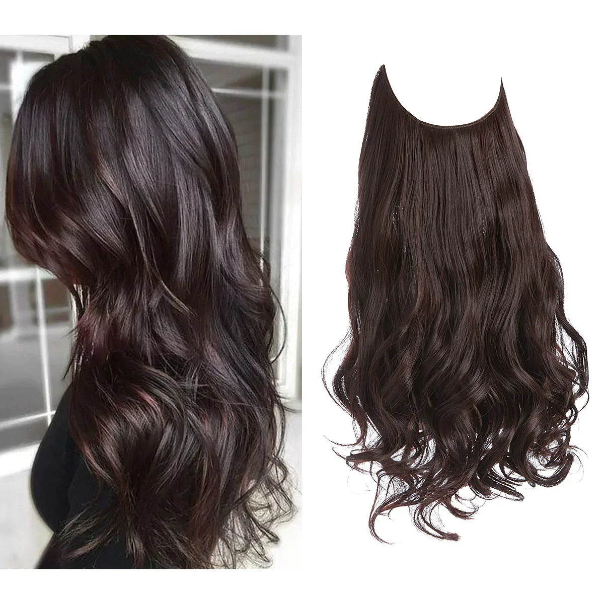 Real Human Hair Extensions - Brown & Blonde Hair Extensions