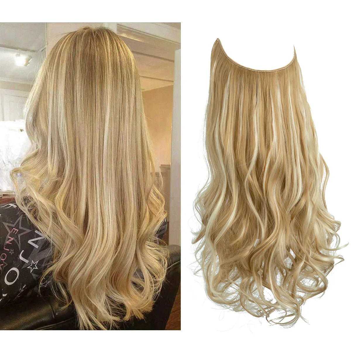 Real Human Hair Extensions - Brown & Blonde Hair Extensions