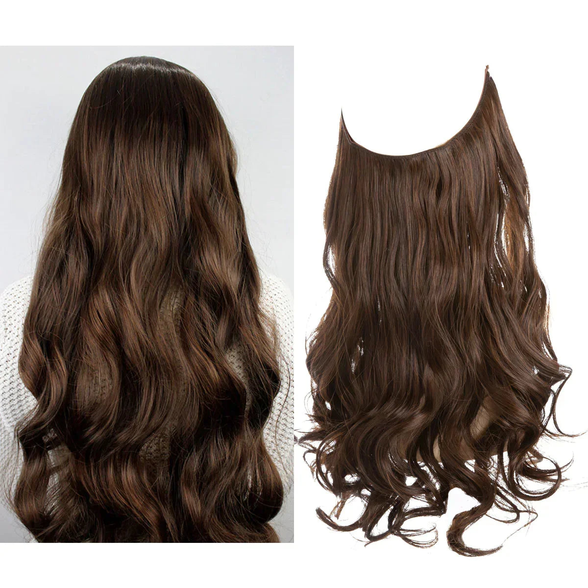 Real Human Hair Extensions - Brown & Blonde Hair Extensions